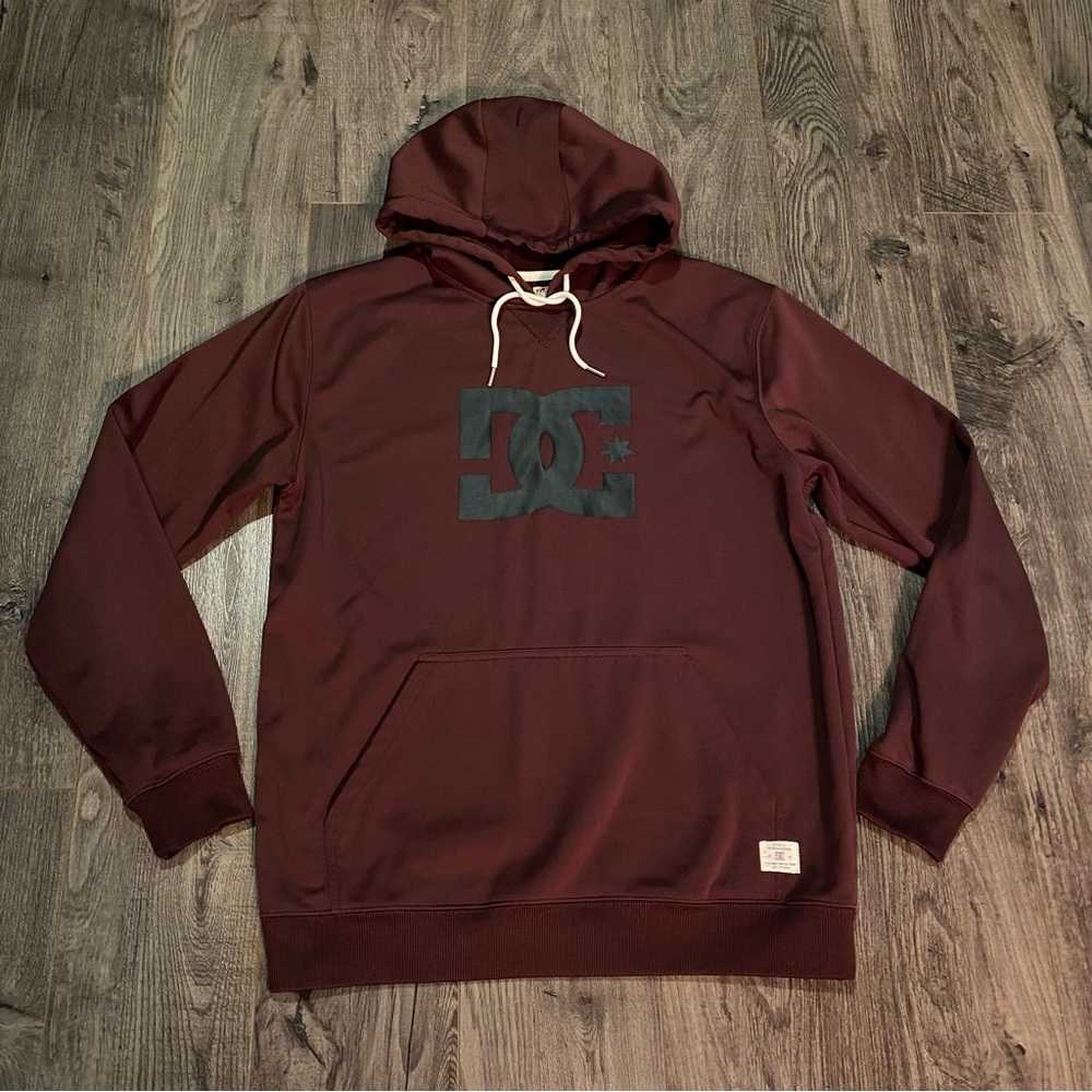 DC hoodie skateboarding burgundy DC Shoe Co‎